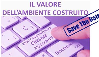 Bologna. Presentazione del XXVII Rapporto Congiunturale e previsionale del CRESME
