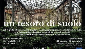 Gattatico. SOS4LIFE - mostra fotografica itinerante “Un tesoro di suolo” - 1a tappa