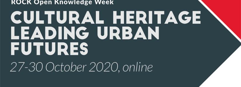 Evento online. Cultural heritage leading urban futures