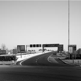L’imbocco dell’autostrada Torino-Milano