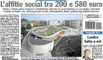 L'affitto social tra 200 e 580 euro