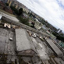 Lo stabilimento visto dall'alto