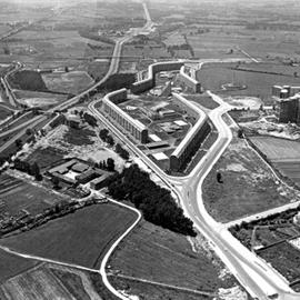 Quartiere Sant'Ambrogio, veduta aerea (1968-1971)